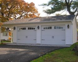 #L0250 - Detached Garage with Gable Patio in Decatur