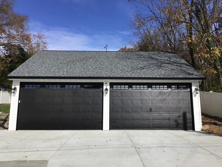 Detached 2 car garage in Kirkwood, Missouri