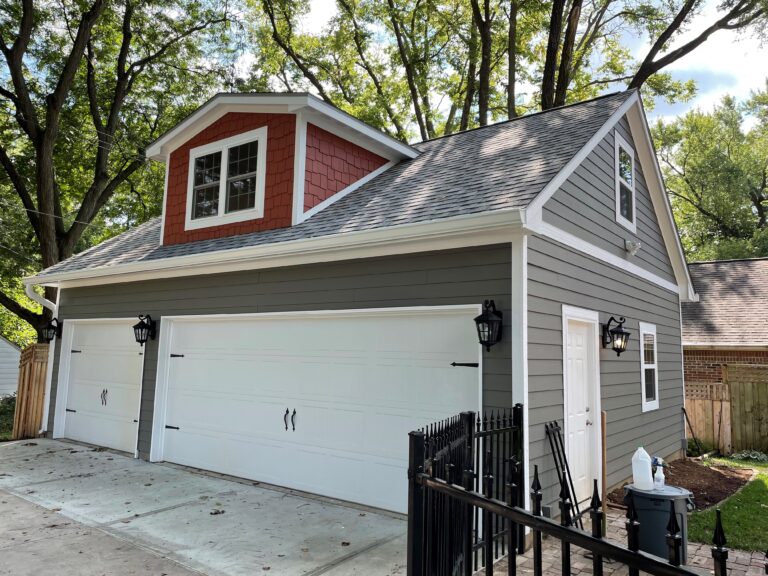 detached garage with bonus room