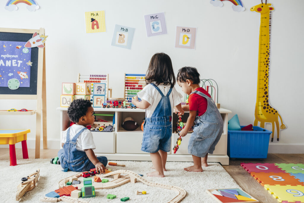 kids-playing-in-garage-converted-from-playroom